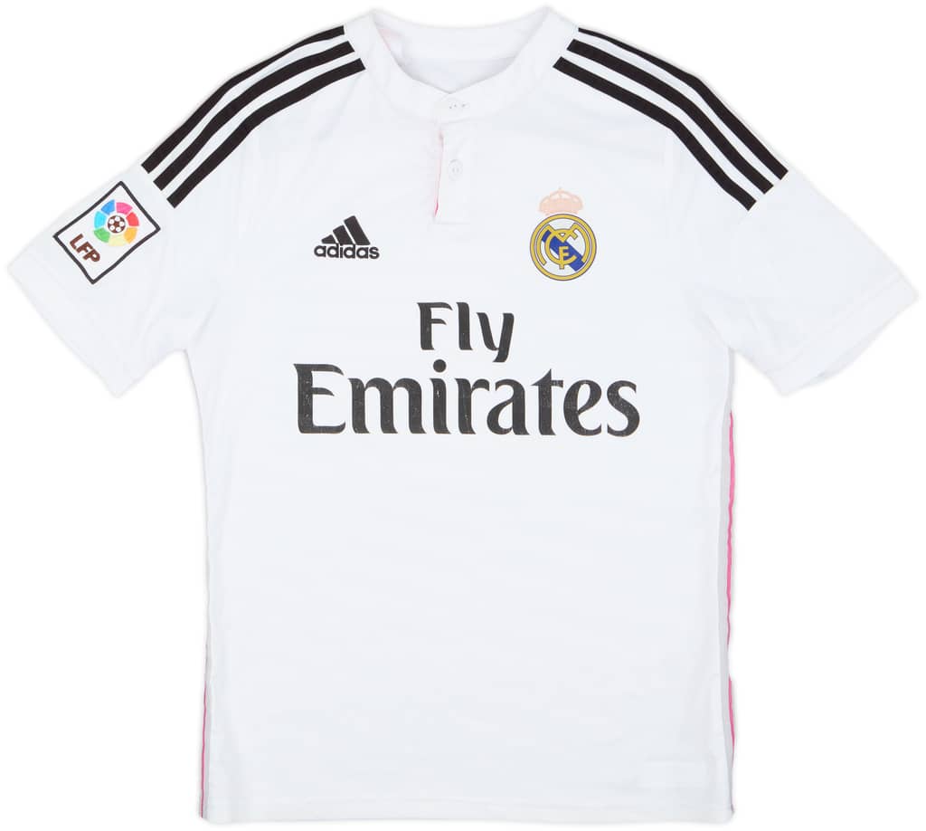2014-15 Real Madrid Home Shirt - 4/10 - (L.Boys)