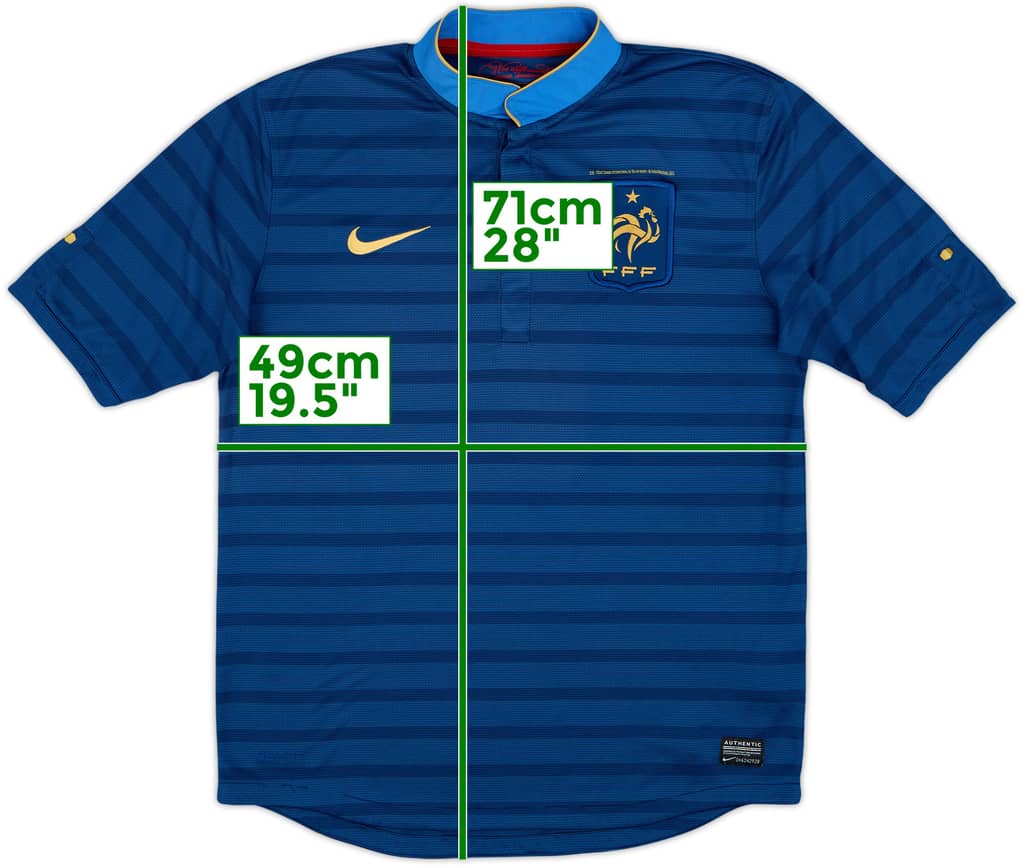 2012-13 France Home Shirt - 8/10 - (M)