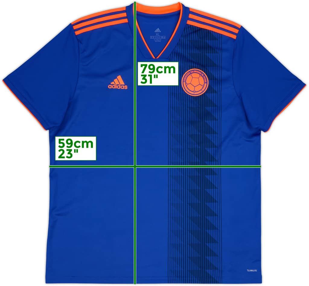 2018-19 Colombia Away Shirt - 10/10 - (XL)