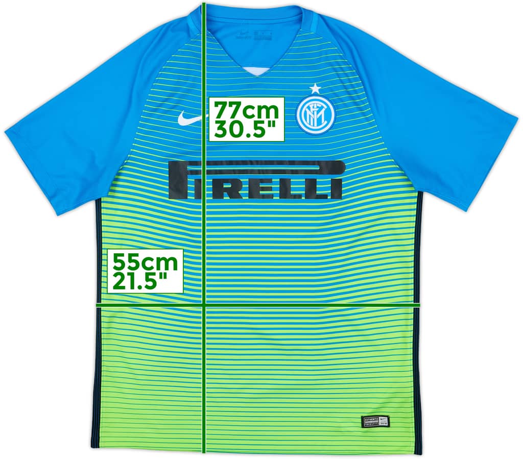 2016-17 Inter Milan Third Shirt - 7/10 - (L)