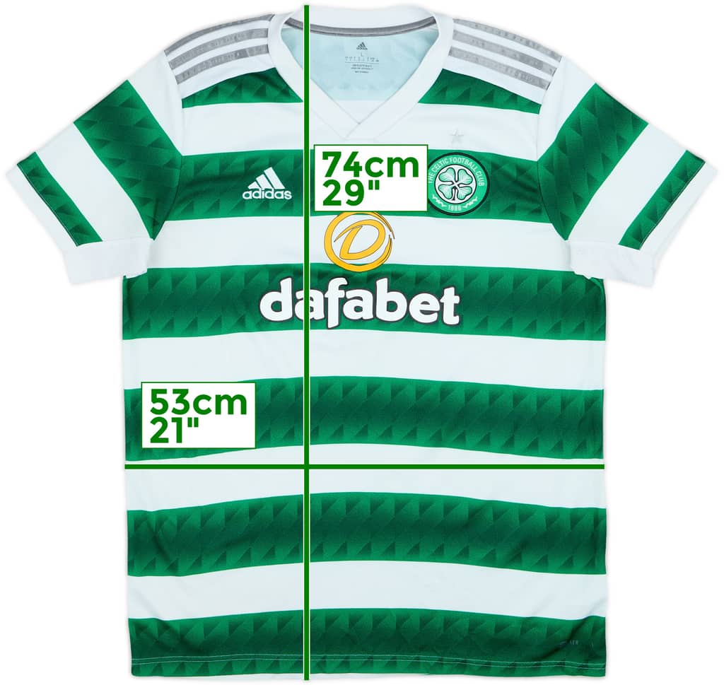 2022-23 Celtic Home Shirt - 7/10 - (L)
