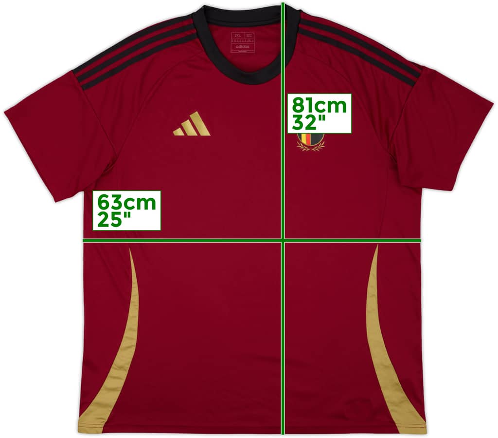 2024-25 Belgium Basic Home Shirt - 10/10 - (XXL)