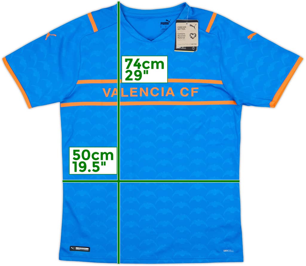 2021-22 Valencia Third Shirt (M)