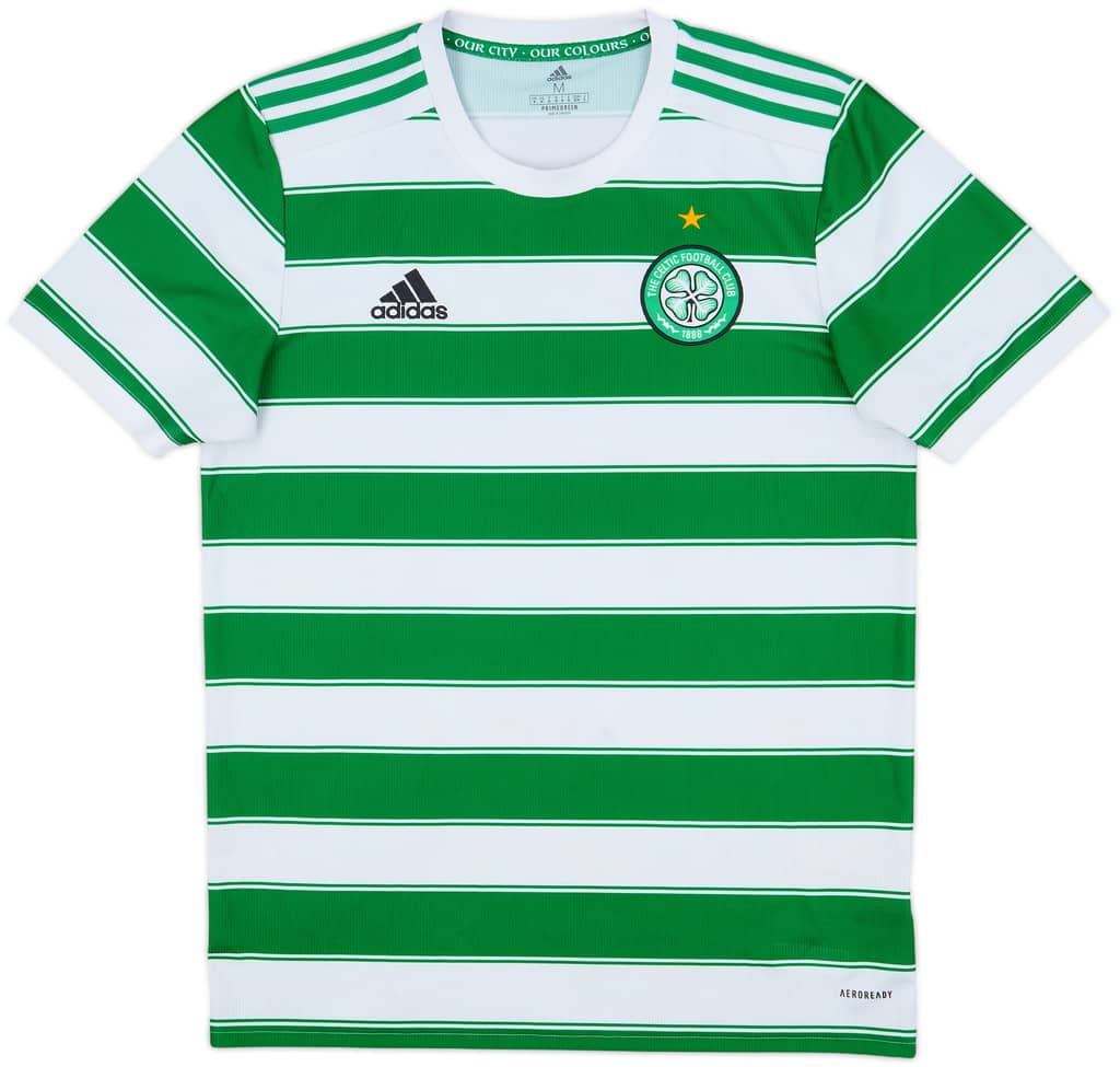 2021-22 Celtic Home Shirt - 7/10 - (M)
