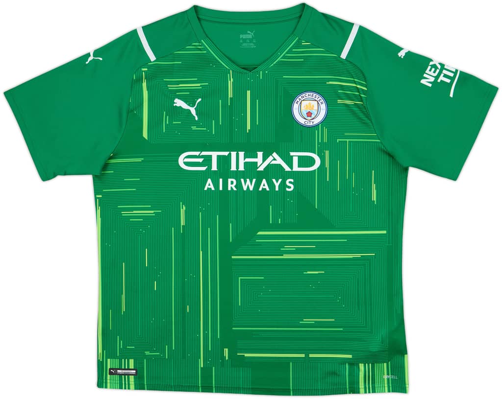 2021-22 Manchester City GK S/S Shirt - 8/10 - (XXL)