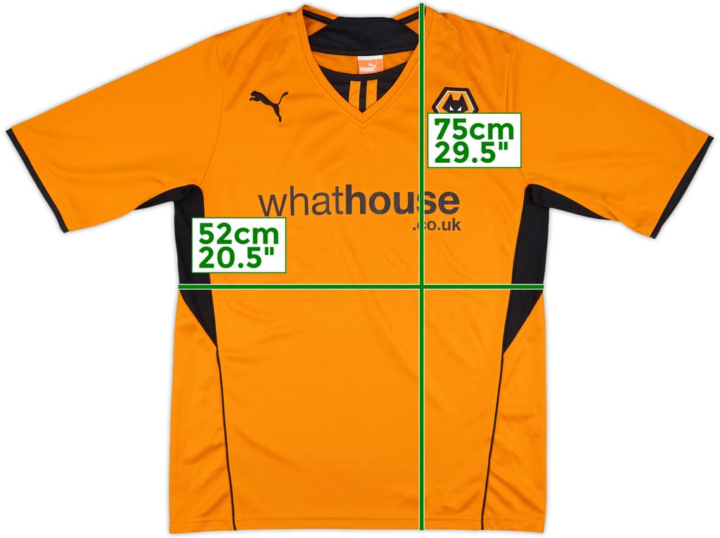 2013-14 Wolves Home Shirt - 10/10 - (L)