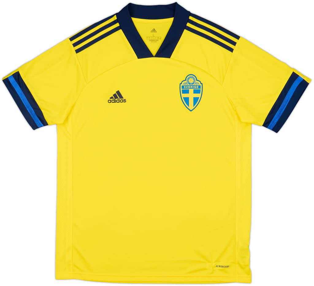 2020-21 Sweden Home Shirt - 10/10 - (L)