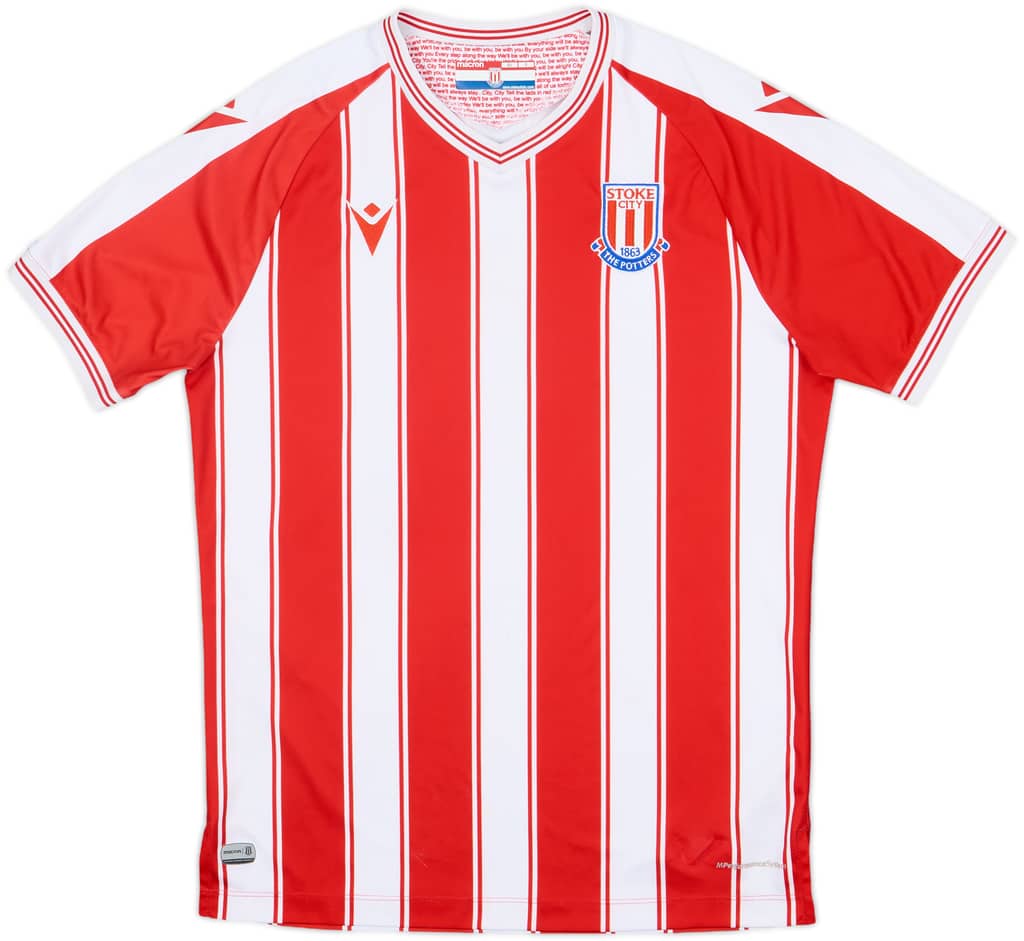 2020-21 Stoke City Home Shirt - 6/10 - (S)