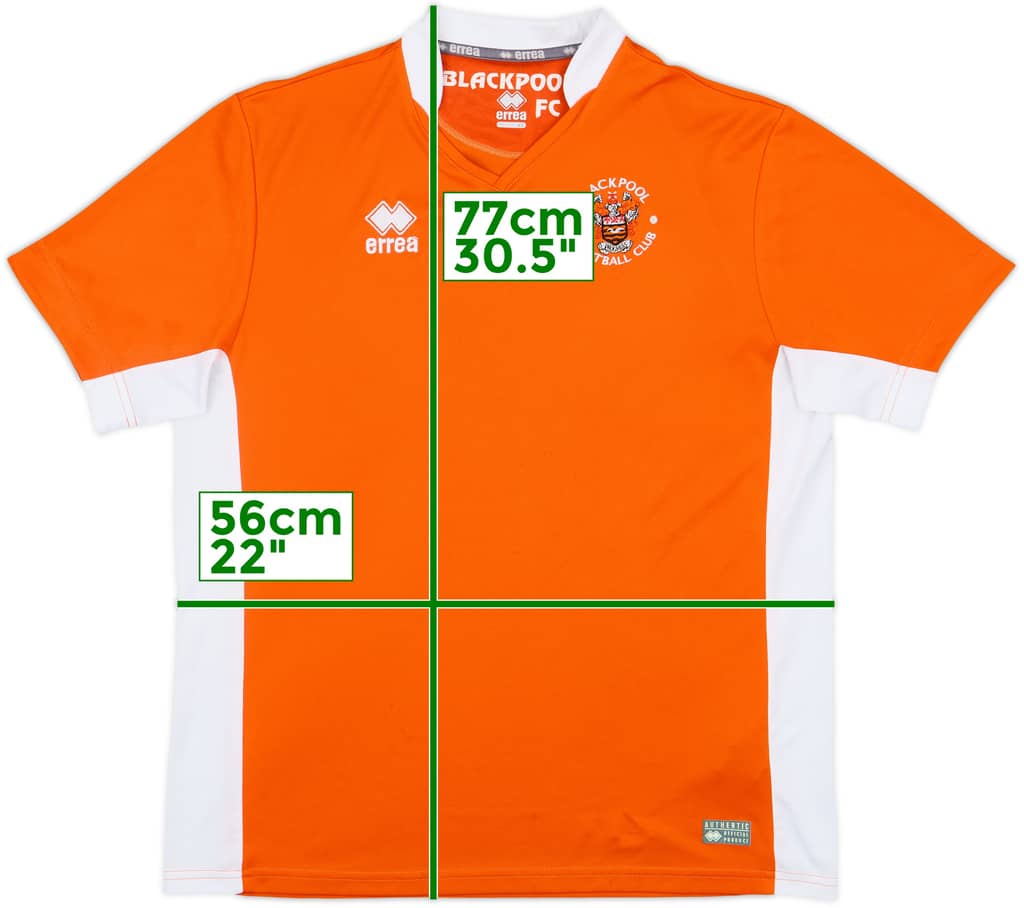 2016-17 Blackpool Home Shirt - 6/10 - (XL)