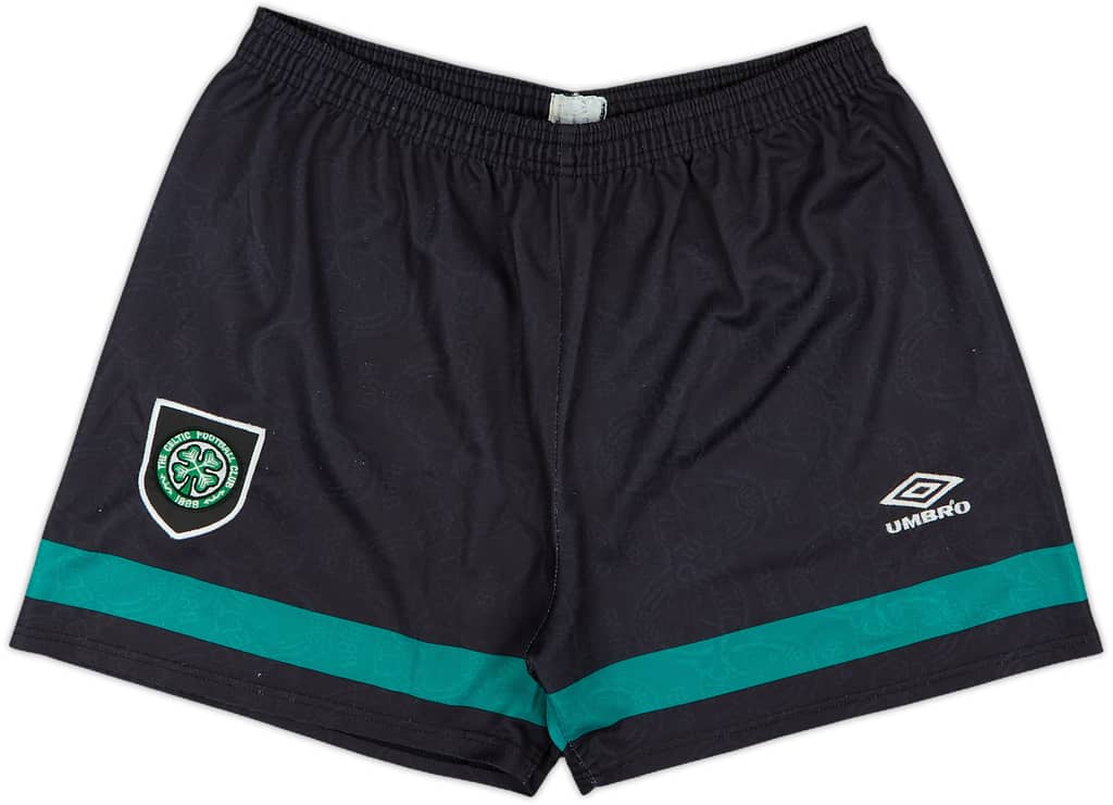 1992-94 Celtic Away Shorts - 8/10 - (S)