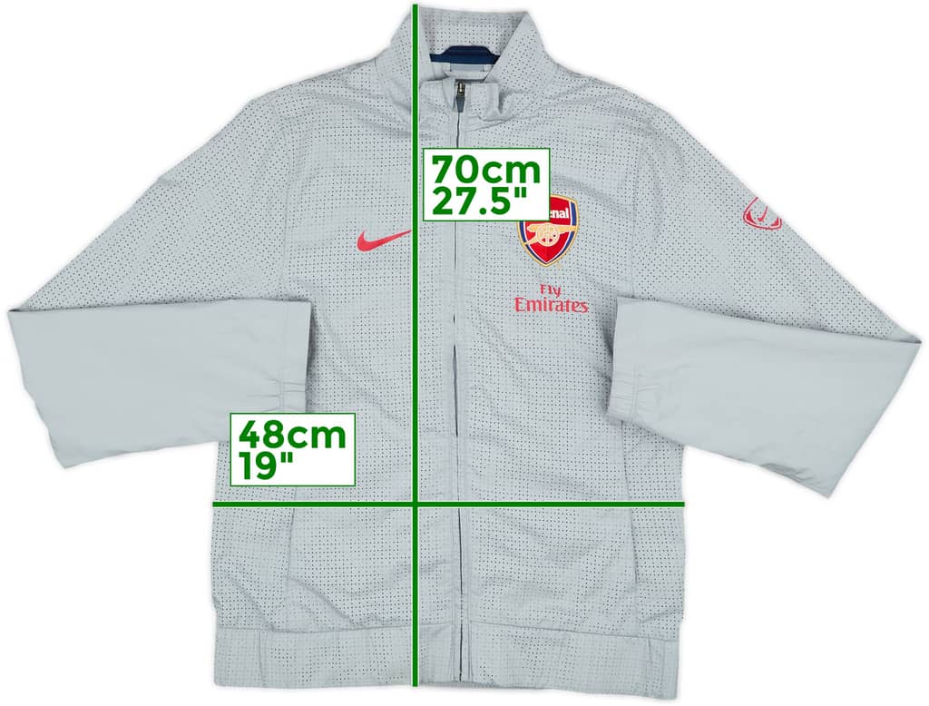 2009-10 Arsenal Nike Track Jacket - 8/10 - (S)