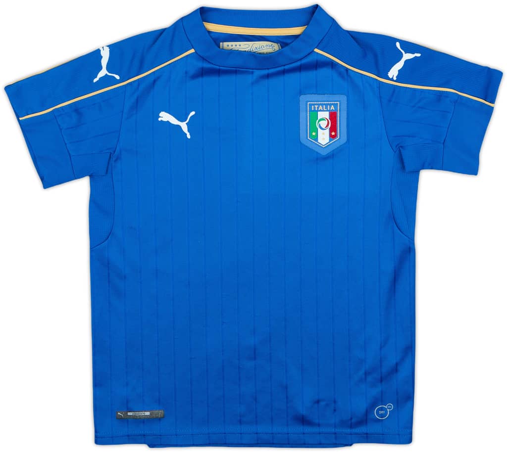 2016-17 Italy Home Shirt - 8/10 - (S.Boys)
