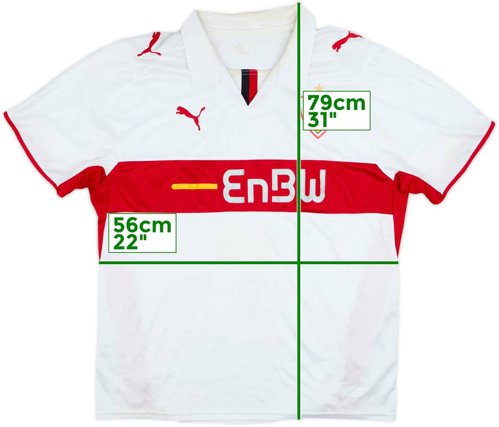 2008-09 Stuttgart Home Shirt - 5/10 - (XL)