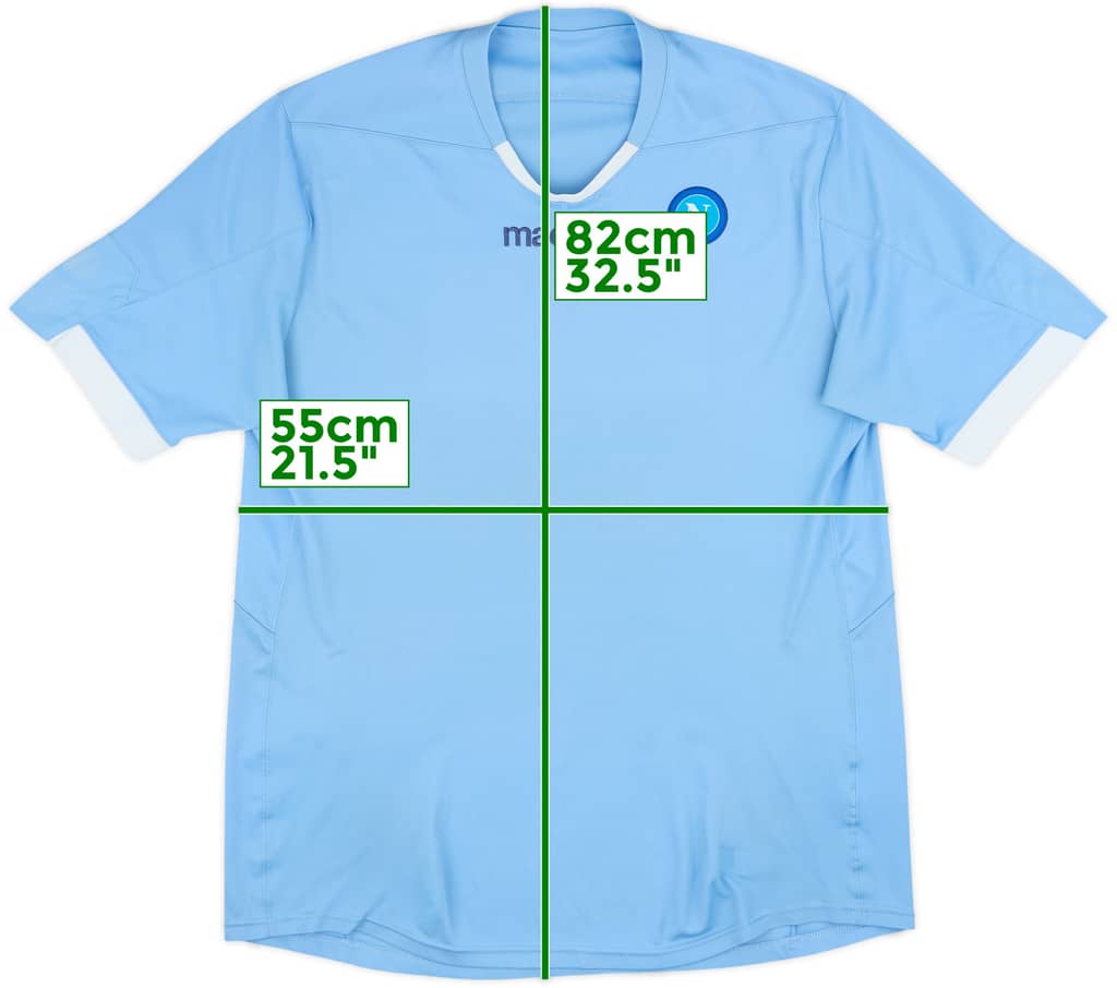 2010-11 Napoli Home Shirt - 3/10 - (L)