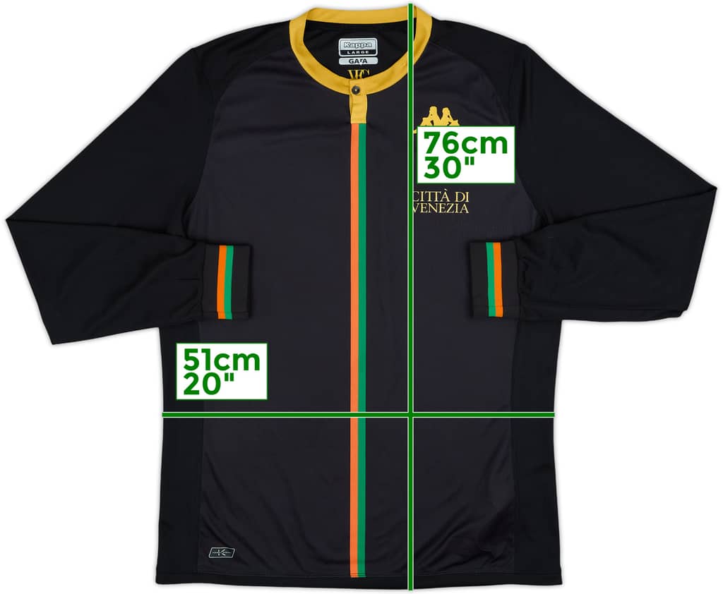 2023-24 Venezia Home L/S Shirt - 8/10 - (L)