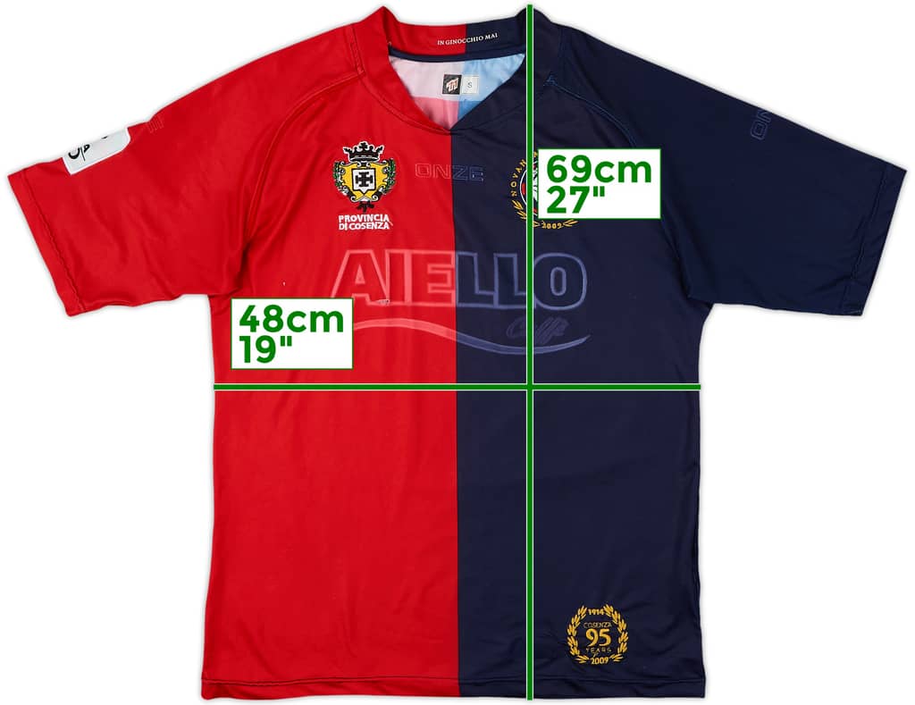 2009-10 Cosenza Home Shirt - 3/10 - (S)