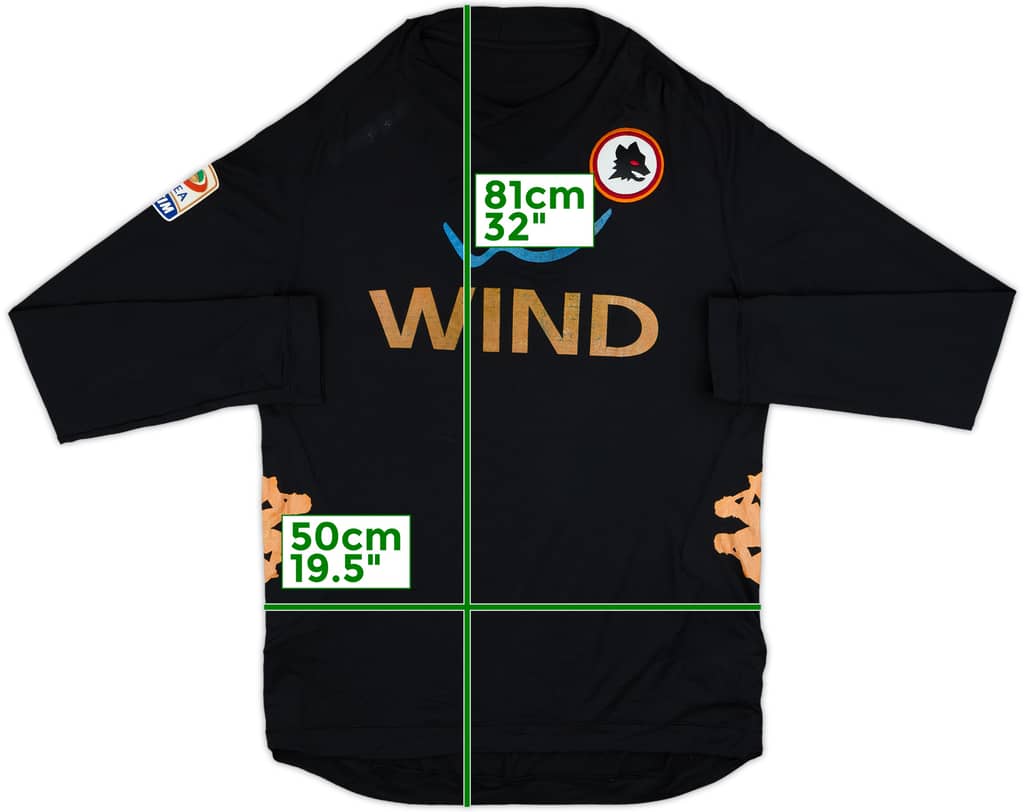 2011-12 Roma Third L/S Shirt - 3/10 - (L)