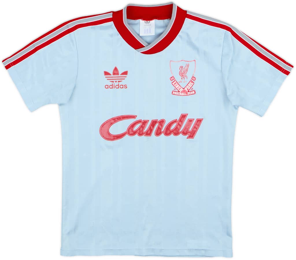 1988-89 Liverpool Away Shirt - 7/10 - (L.Boys)