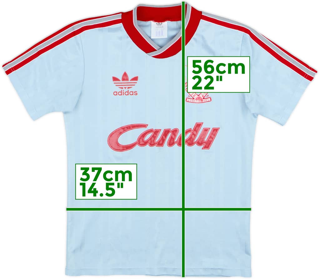 1988-89 Liverpool Away Shirt - 7/10 - (L.Boys)