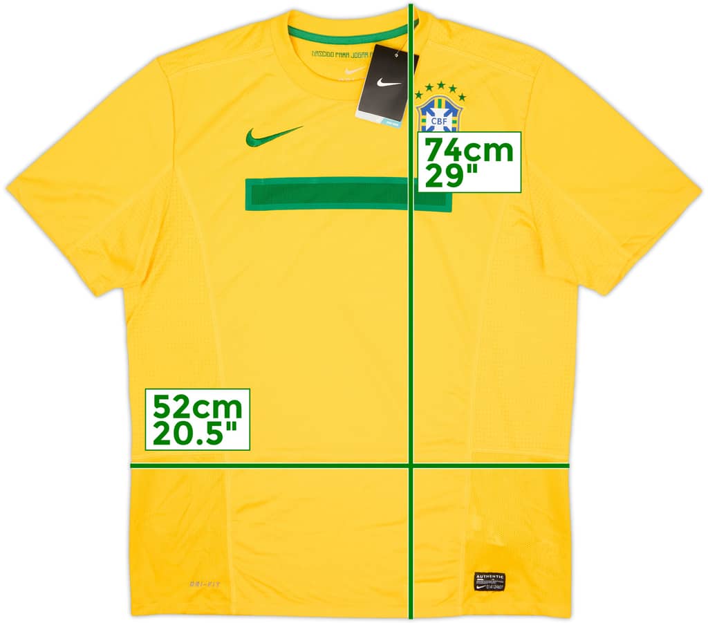 2011 Brazil Home Shirt (L)