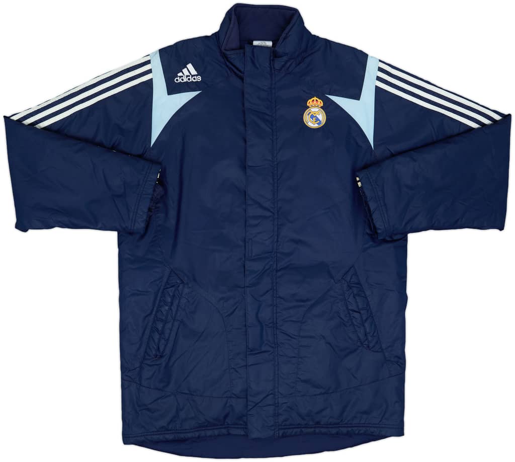 2007-08 Real Madrid adidas Padded Bench Coat - 6/10 - (M)