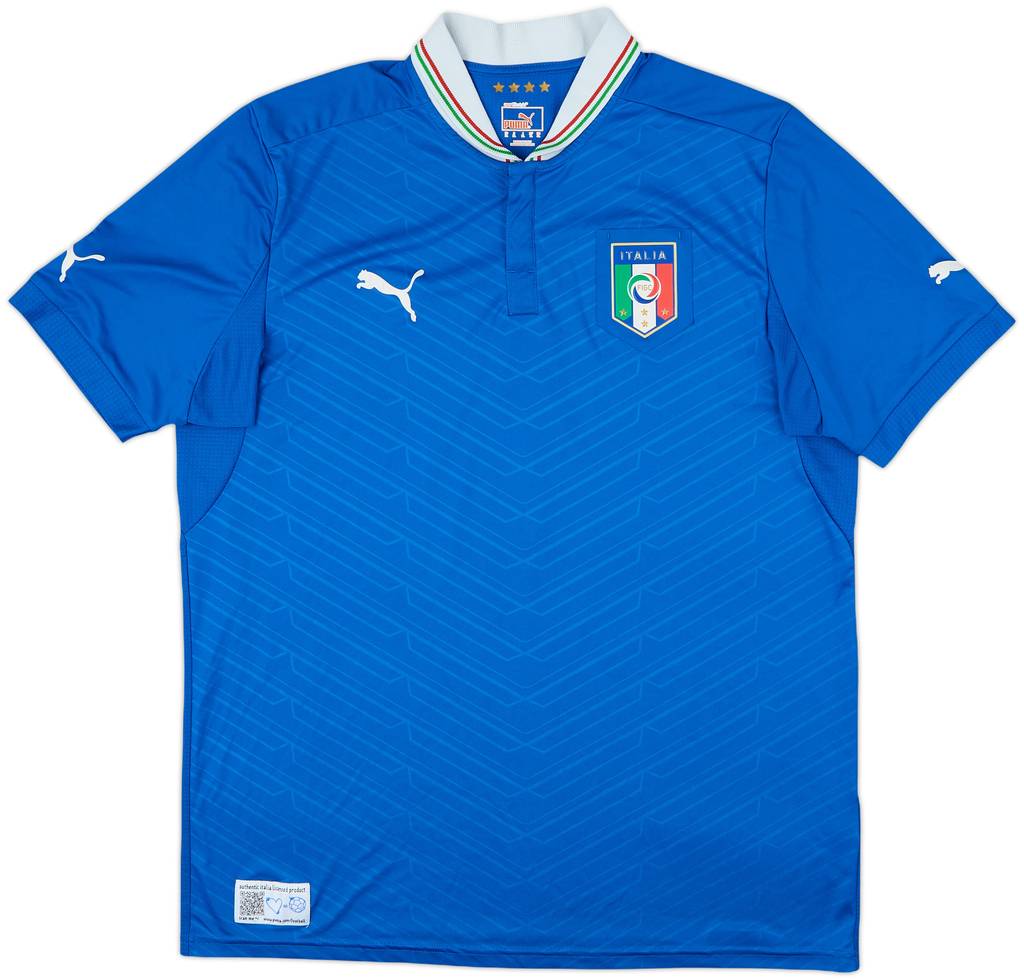 2012-13 Italy Home Shirt - 7/10 - (XL)