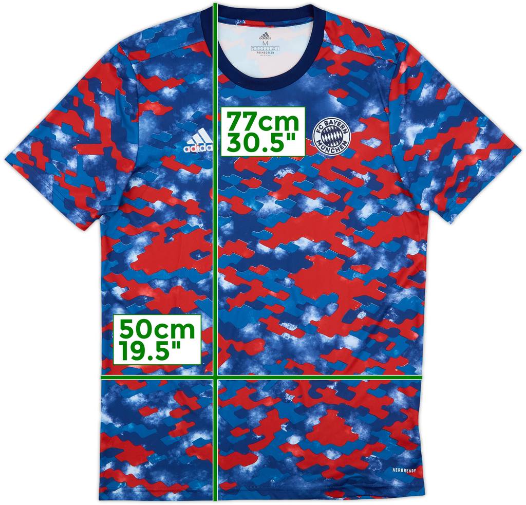 2021-22 Bayern Munich adidas Training Shirt - 10/10 - (M)