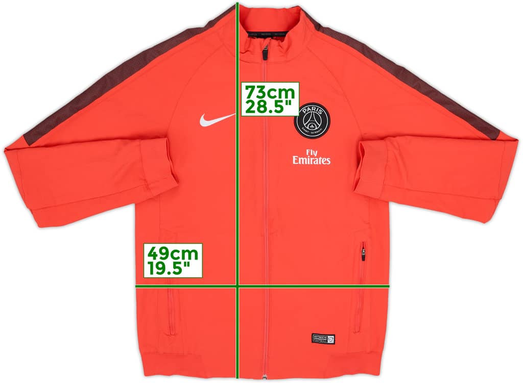 2015-16 Paris Saint-Germain Nike Track Jacket - 7/10 - (S)