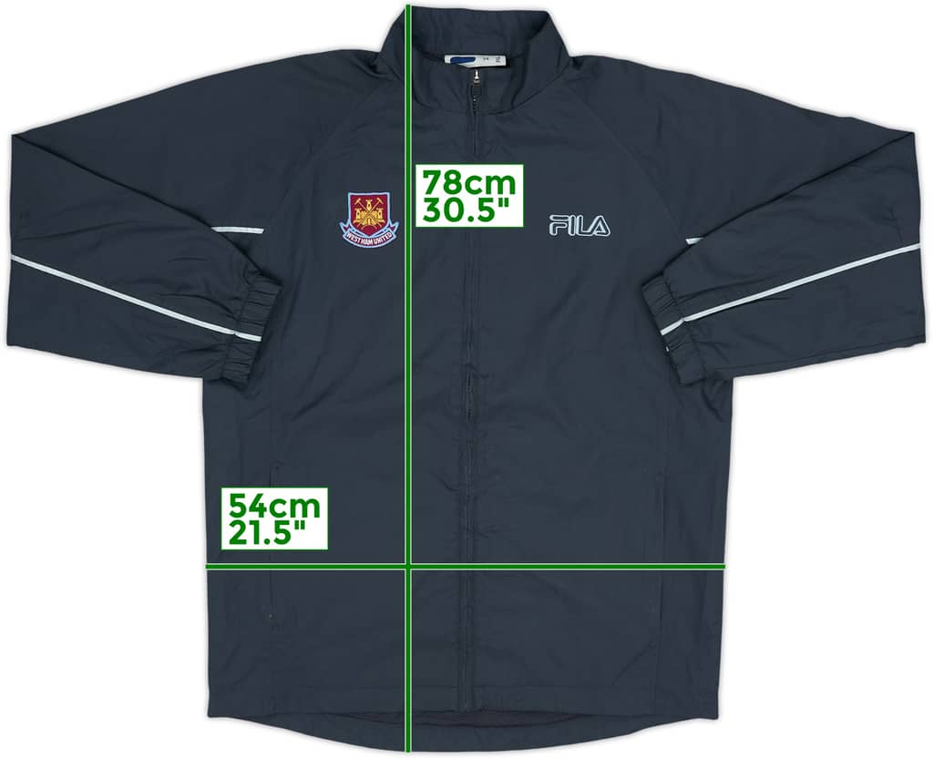 1999-01 West Ham Fila Rain Jacket - 8/10 - (S)