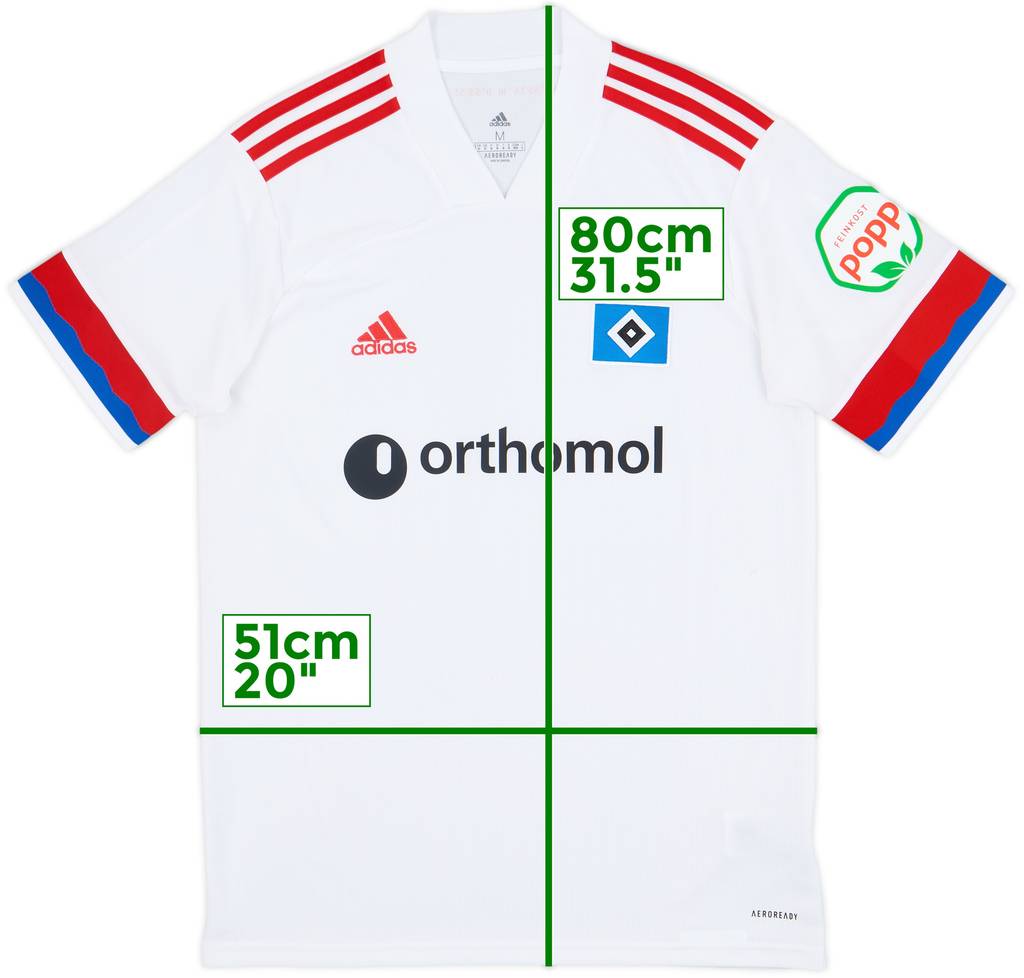 2020-21 Hamburg Home Shirt - 8/10 - (M)