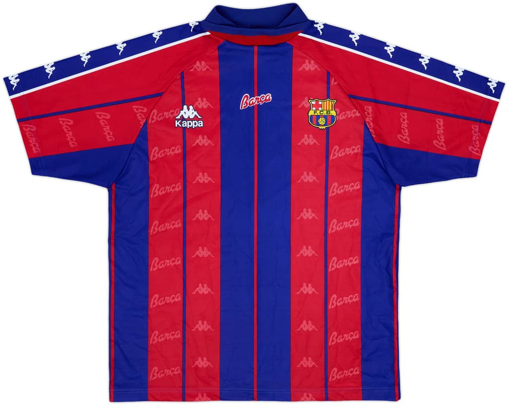 1997-98 Barcelona Basic Home Shirt - 8/10 - (L)