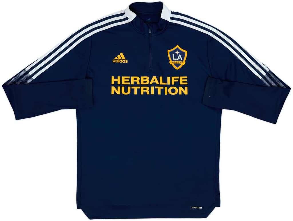 2020-21 LA Galaxy adidas 1/4 Zip Drill Top - 7/10 - (L)