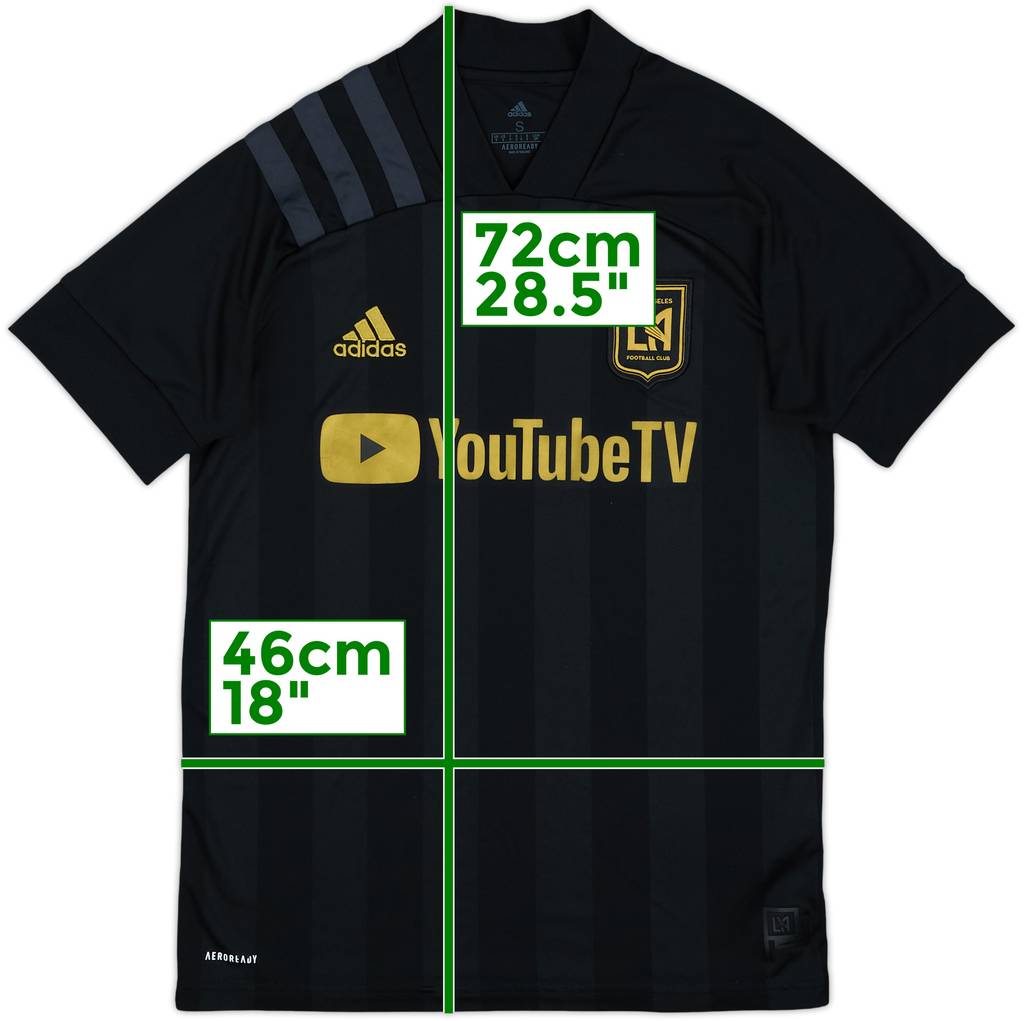 2020 Los Angeles FC Home Shirt - 7/10 - (S)