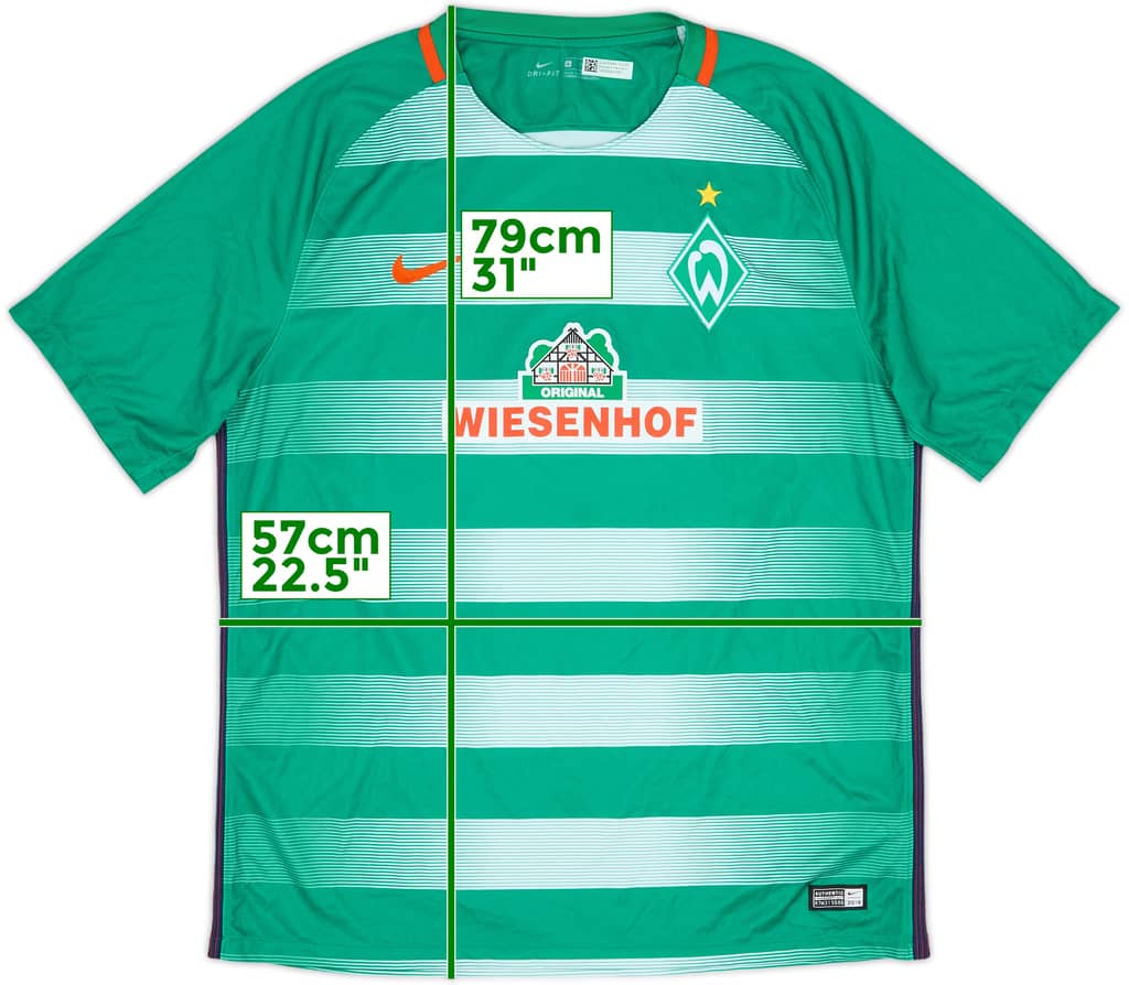 2016-17 Werder Bremen Home Shirt - 5/10 - (XL)