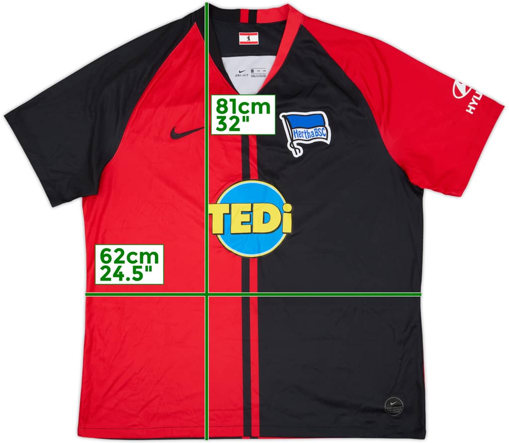 2019-20 Hertha Berlin Away Shirt - 8/10 - (XXL)