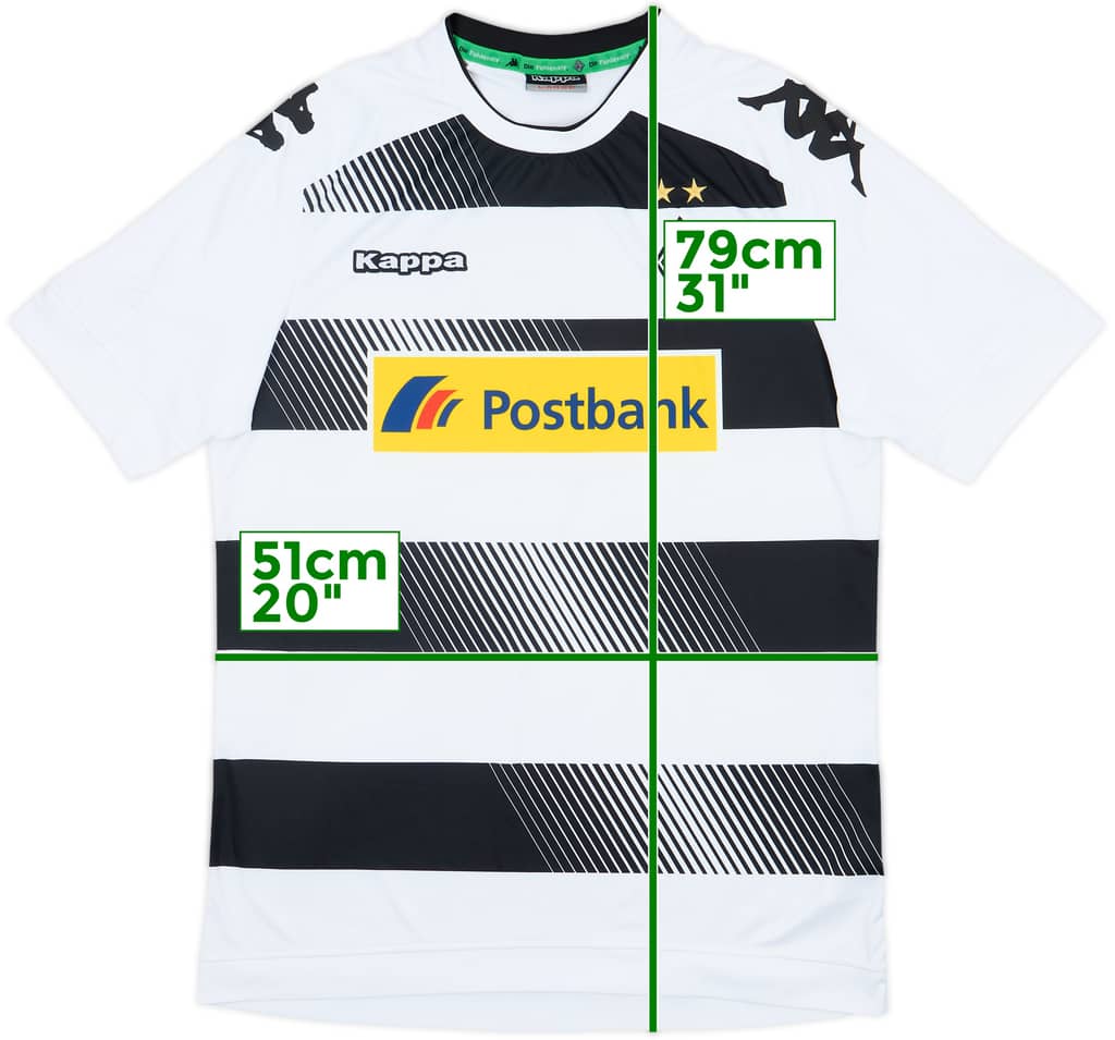 2016-17 Borussia Monchengladbach Home Shirt - 5/10 - (L)