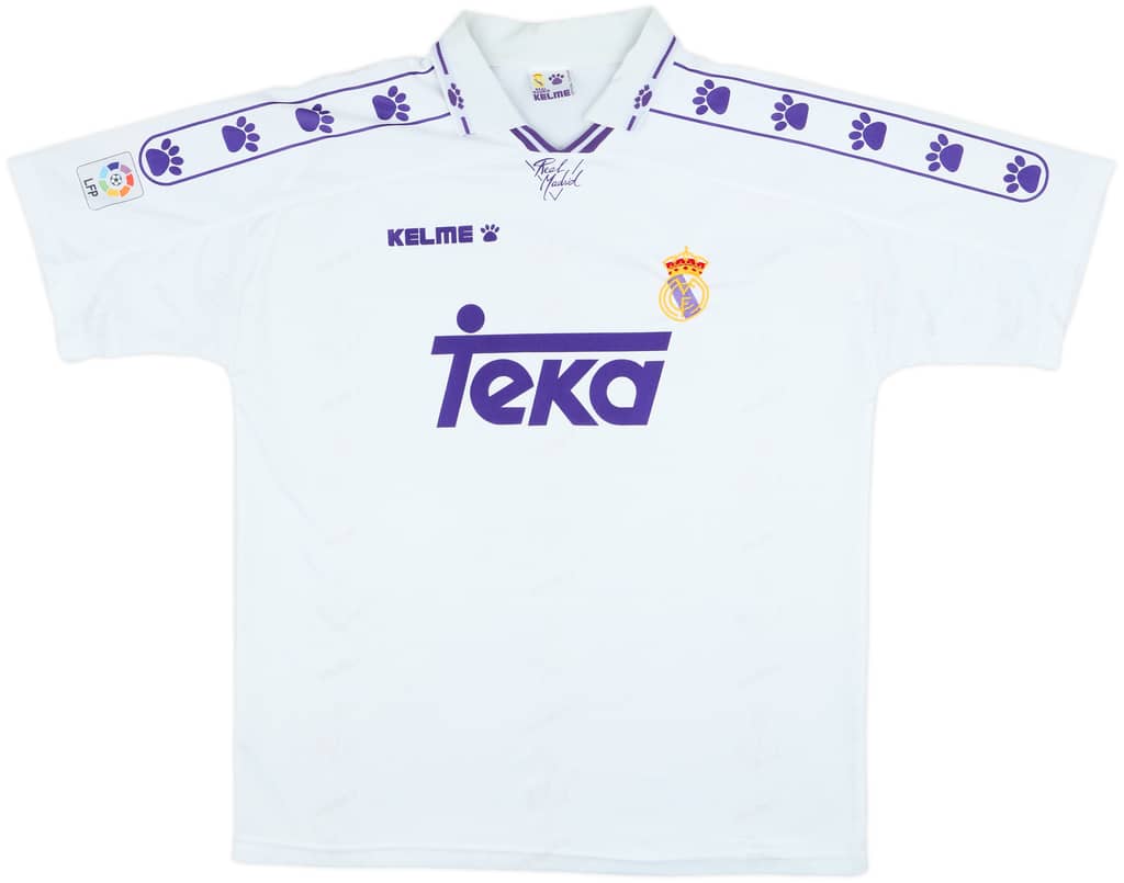 1994-96 Real Madrid Home Shirt - 9/10 - (L)