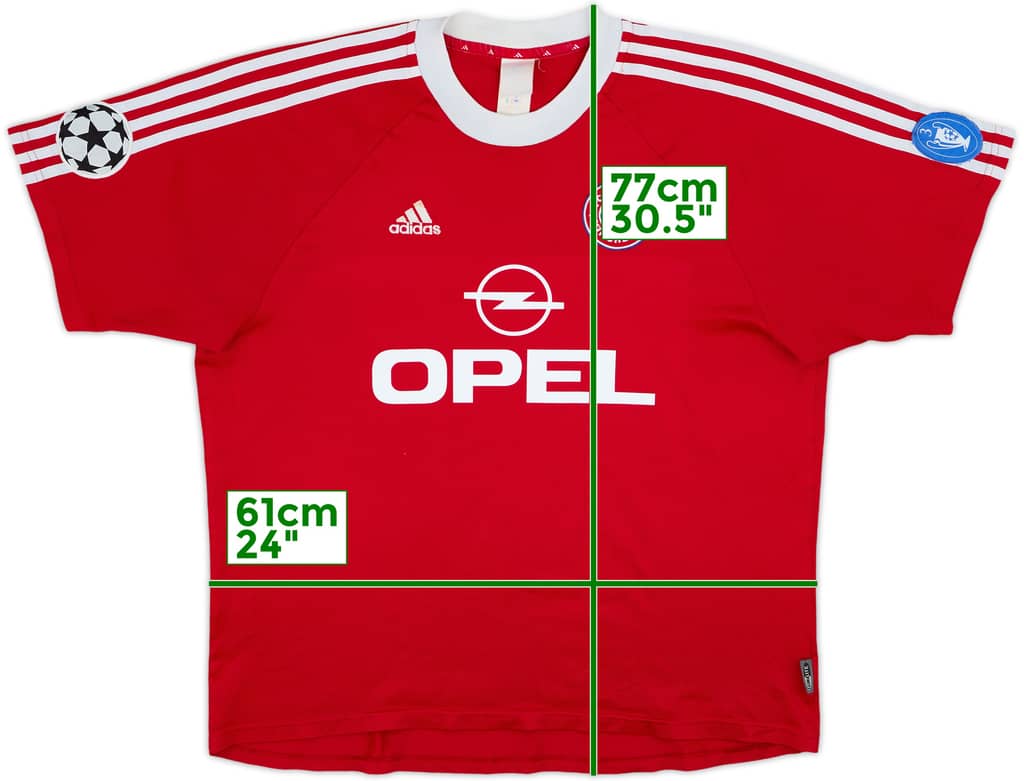 2000-01 Bayern Munich CL Home Shirt - 7/10 - (XL)