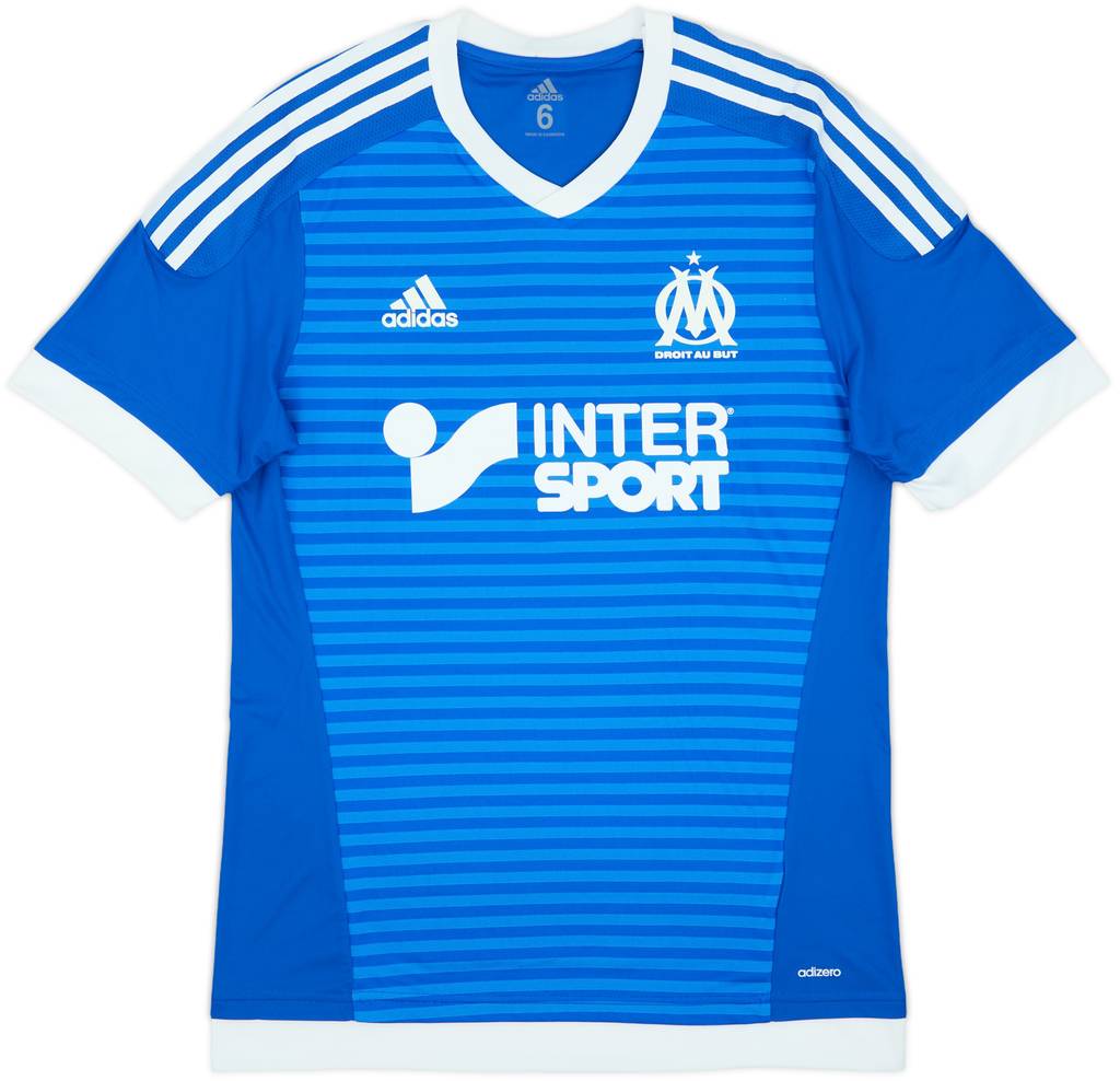2015-16 Olympique Marseille Player Issue Third Shirt - 8/10 - (M)