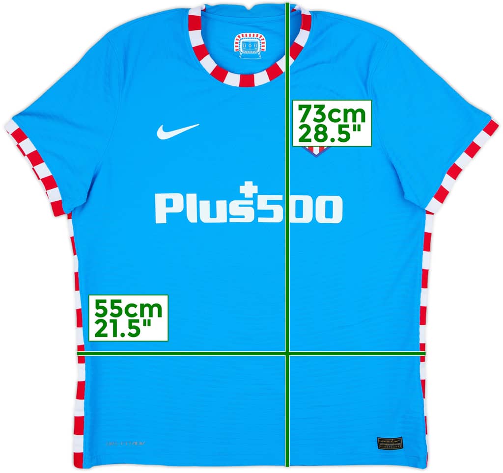 2021-22 Atletico Madrid Authentic Third Shirt - 8/10 - (XL)