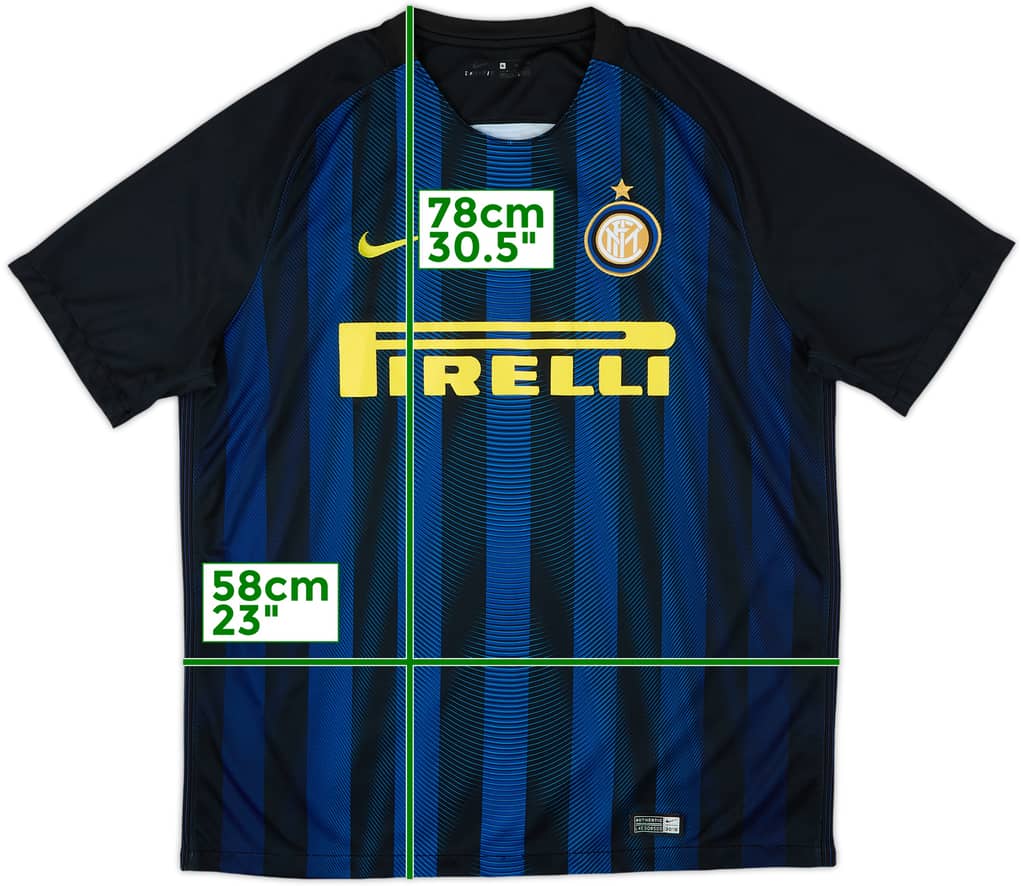 2016-17 Inter Milan Home Shirt - 5/10 - (XL)