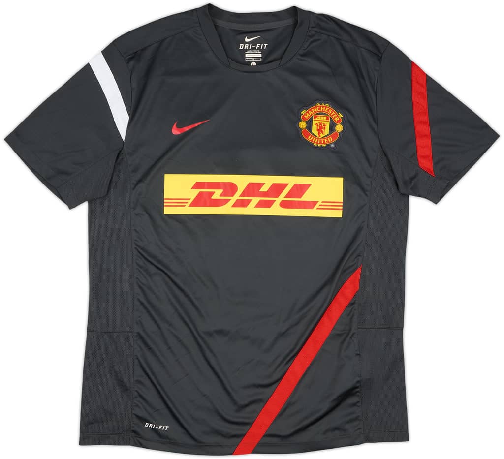2012-13 Manchester United Nike Training Shirt - 9/10 - (L)