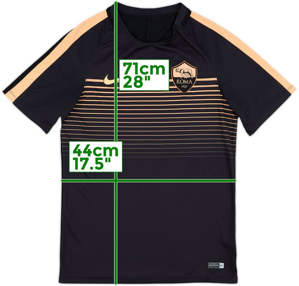 2016-17 Roma Nike Training Shirt - 8/10 - (S)