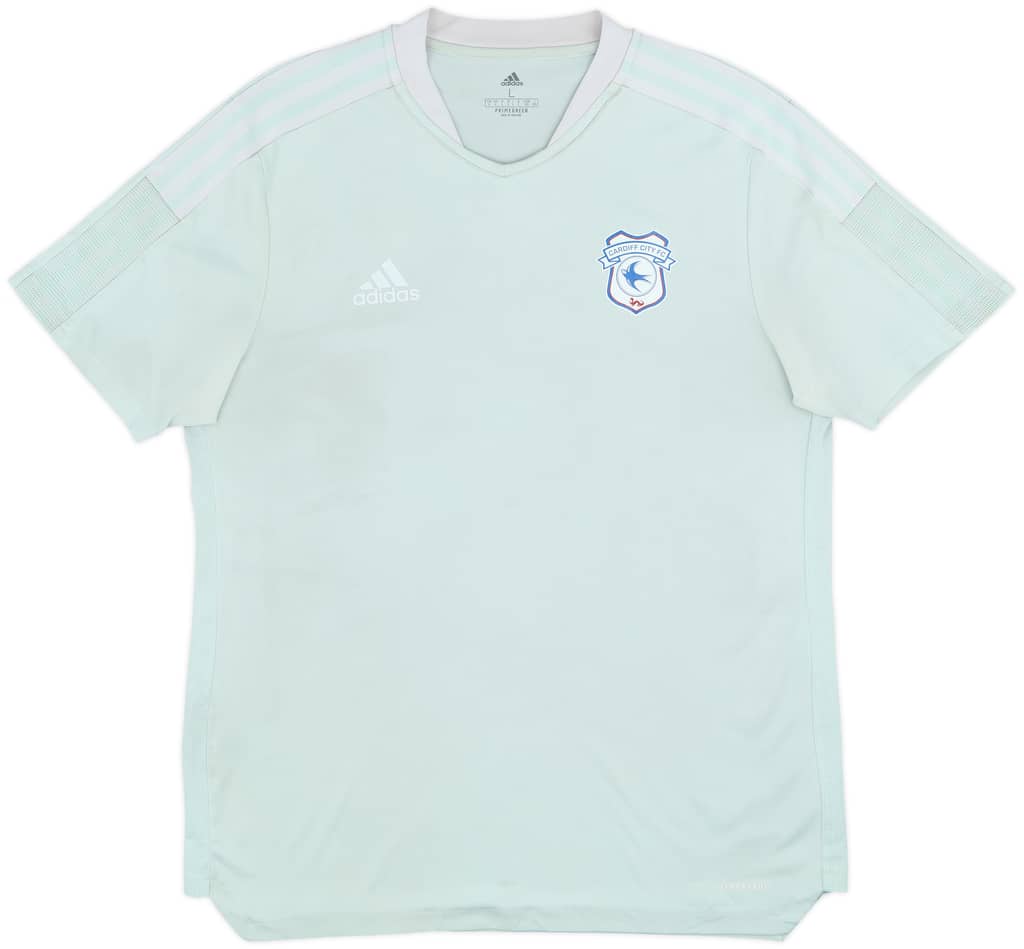 2021-22 Cardiff adidas Training Shirt - 8/10 - (L)