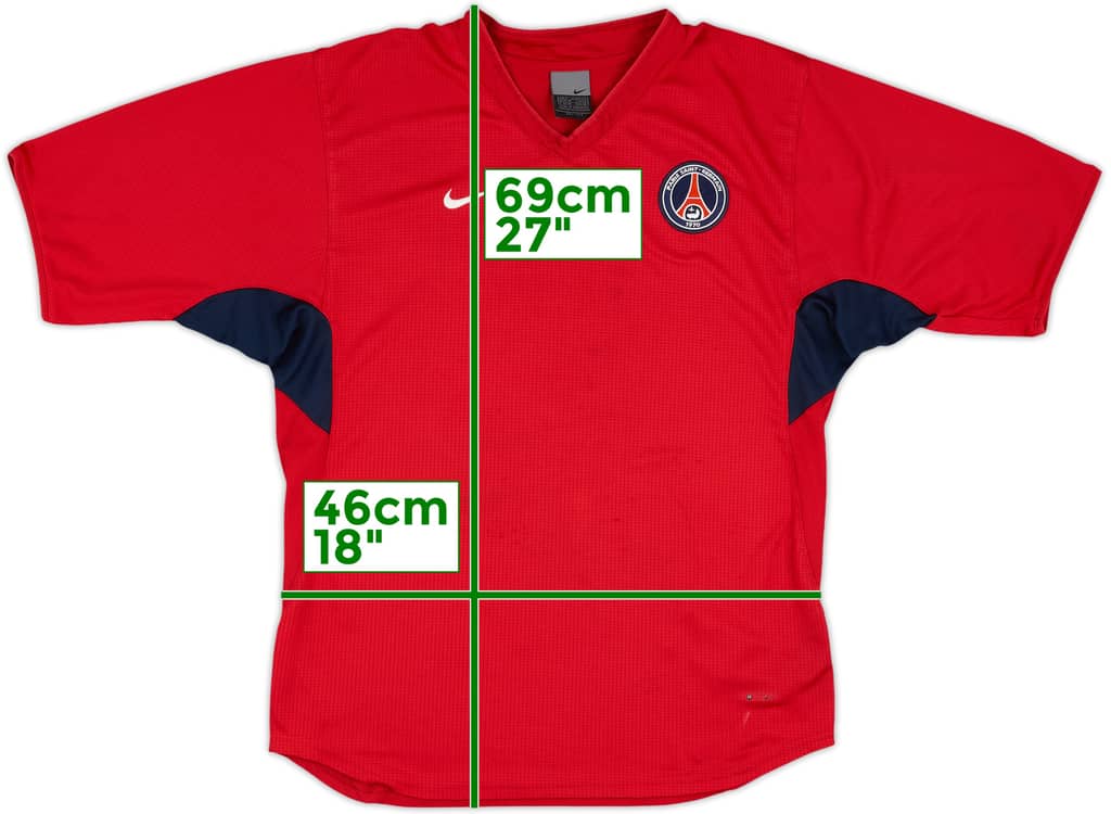 2005-06 Paris Saint-Germain Nike Training Shirt - 8/10 - (S)