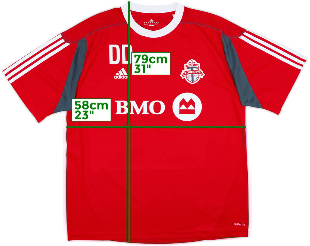 2010 Toronto FC Staff Issue adidas Training Shirt DD (Danny Dichio) - 7/10 - (XL)