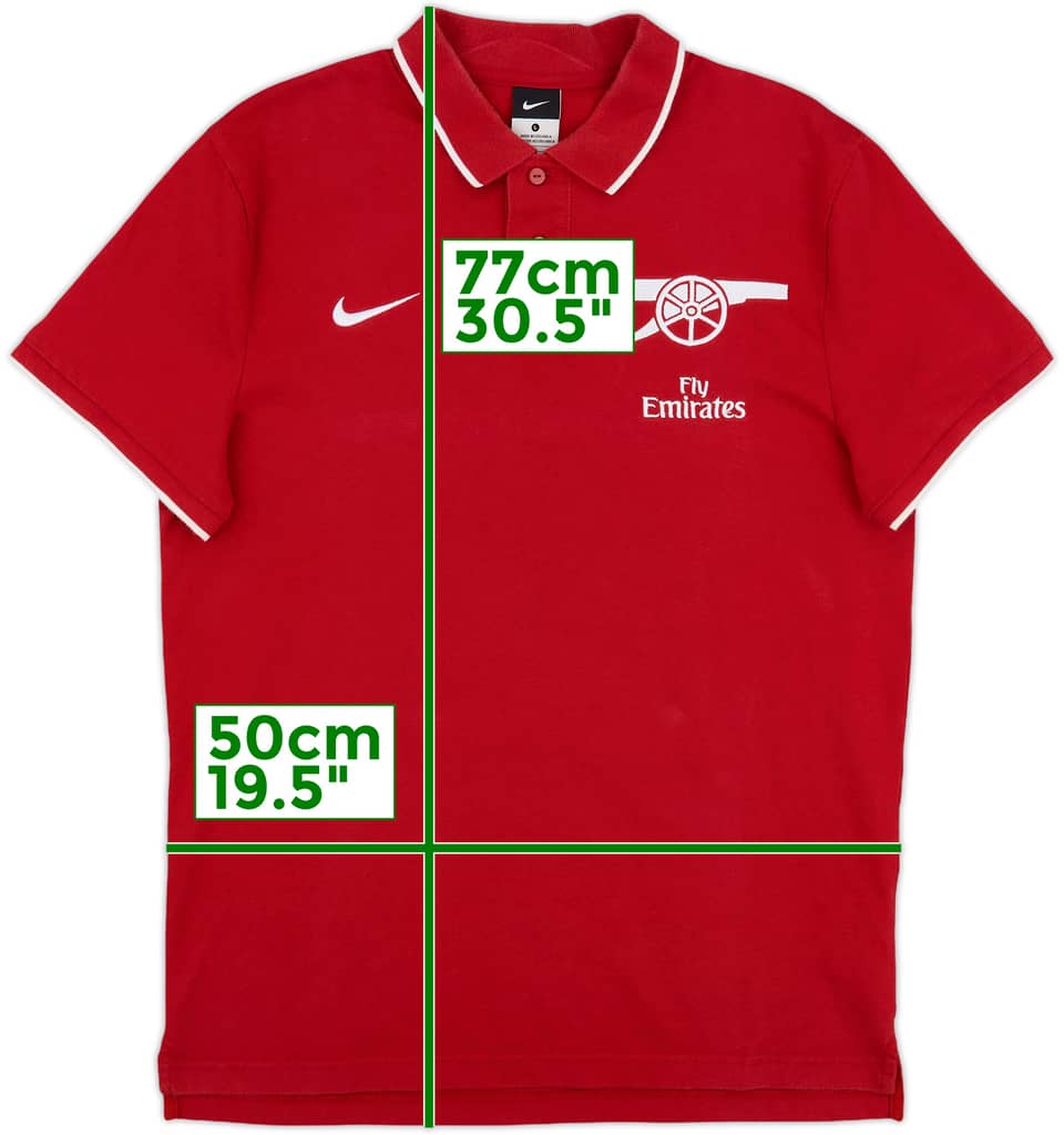 2010-11 Arsenal Nike Polo Shirt - 8/10 - (L)