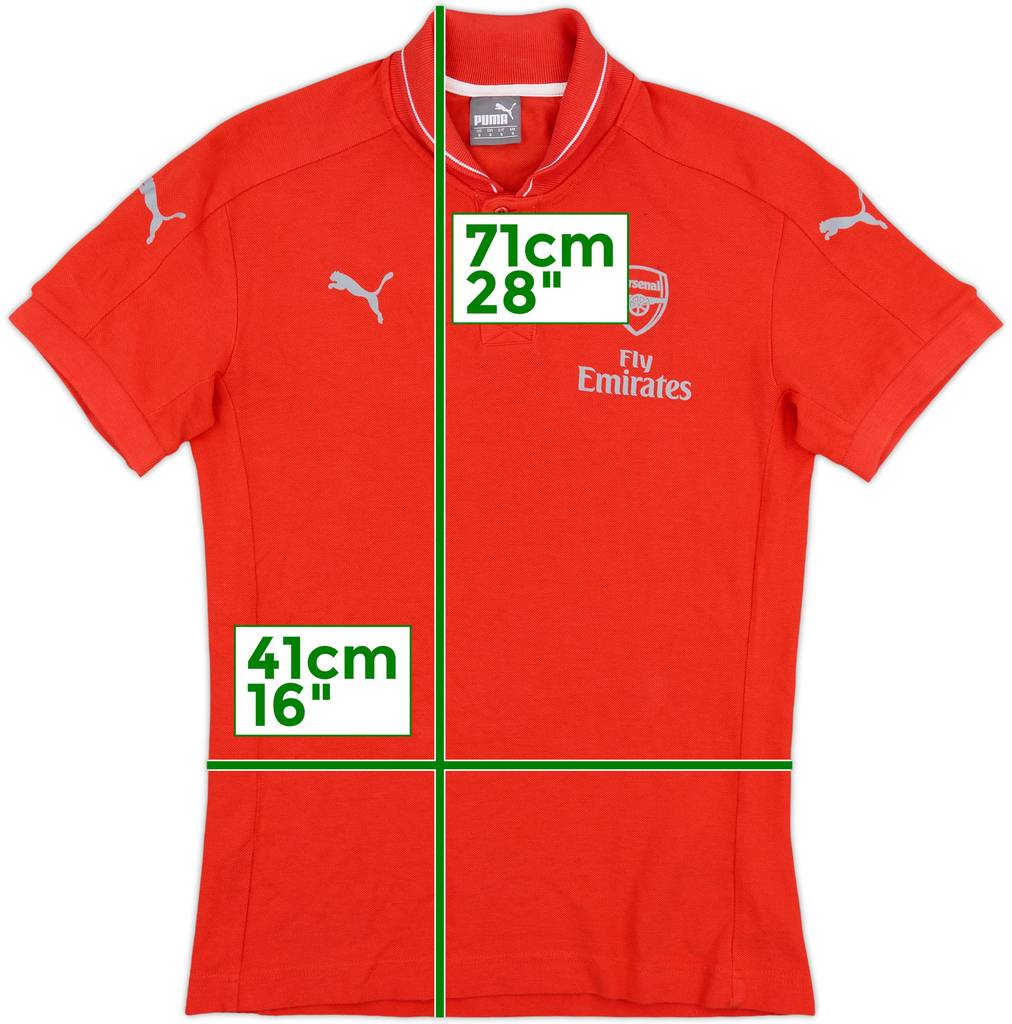 2015-16 Arsenal Puma Polo Shirt - 6/10 - (S)
