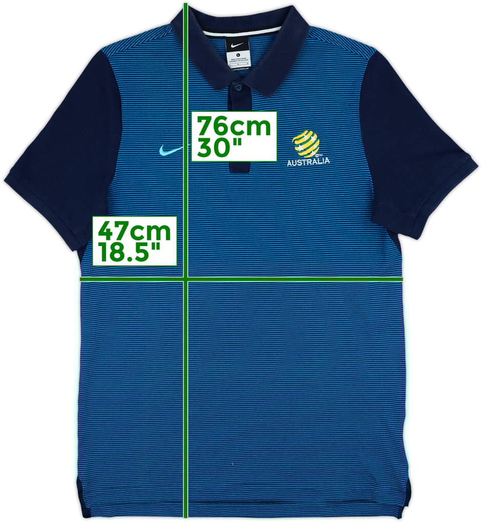 2016-17 Australia Nike Polo Shirt - 9/10 - (L)