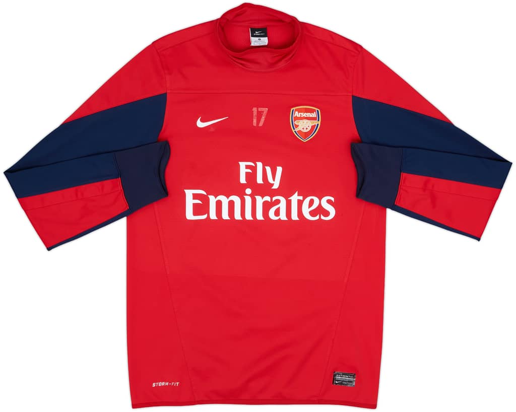 2013-14 Arsenal Player Issue Nike Sweat Top - 5/10 - (M)
